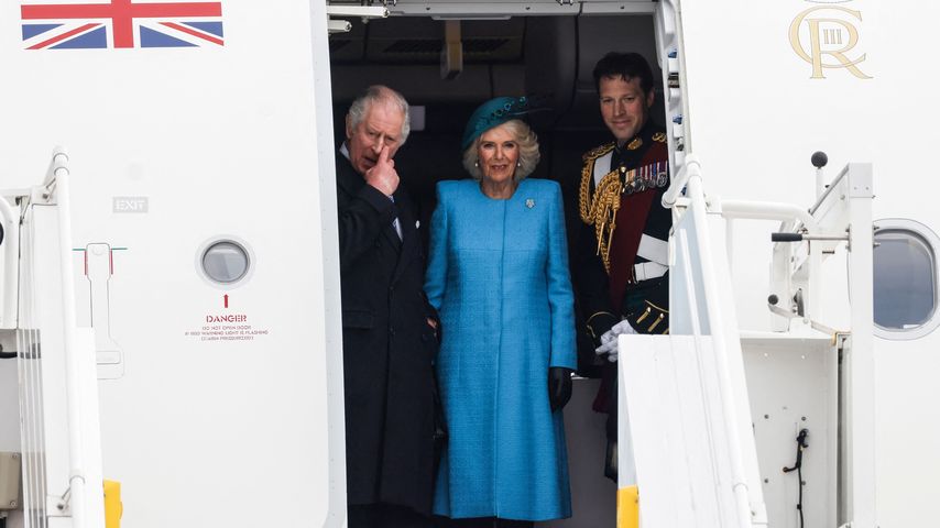König Charles und seine Gattin Camilla bei ihrer Ankunft in Berlin im März 2023