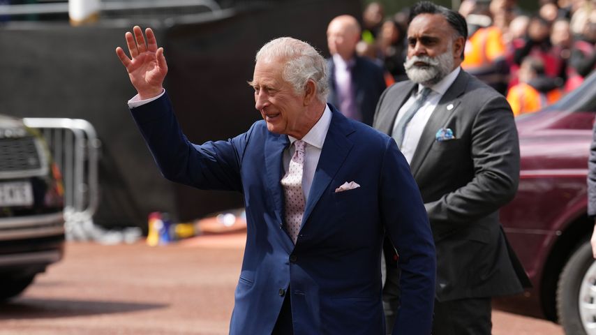 König Charles ein Tag vor seiner Krönung
