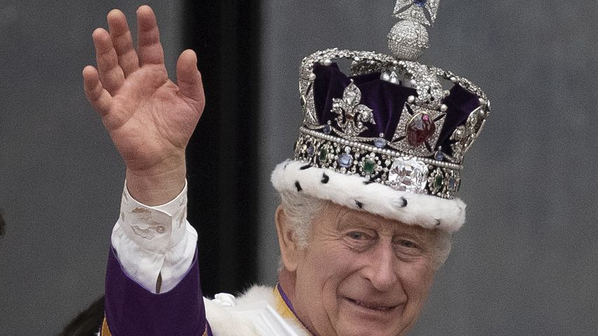 König Charles nach seiner Krönung