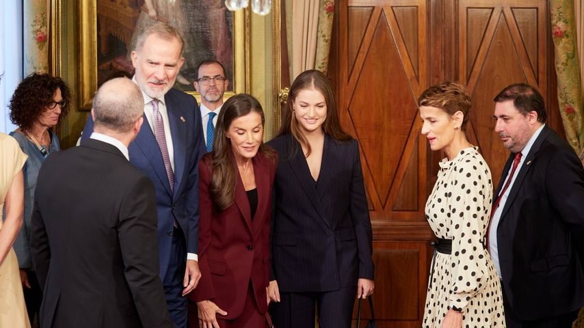 König Felipe, Königin Letizia und Prinzessin Leonor, September 2025