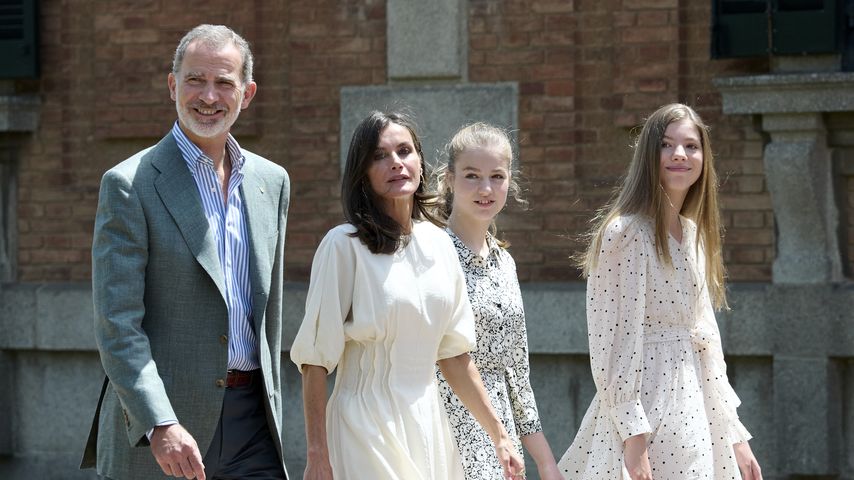 König Felipe und Königin Letizia von Spanien, Prinzessin Leonor und Prinzessin Sofia, 2022