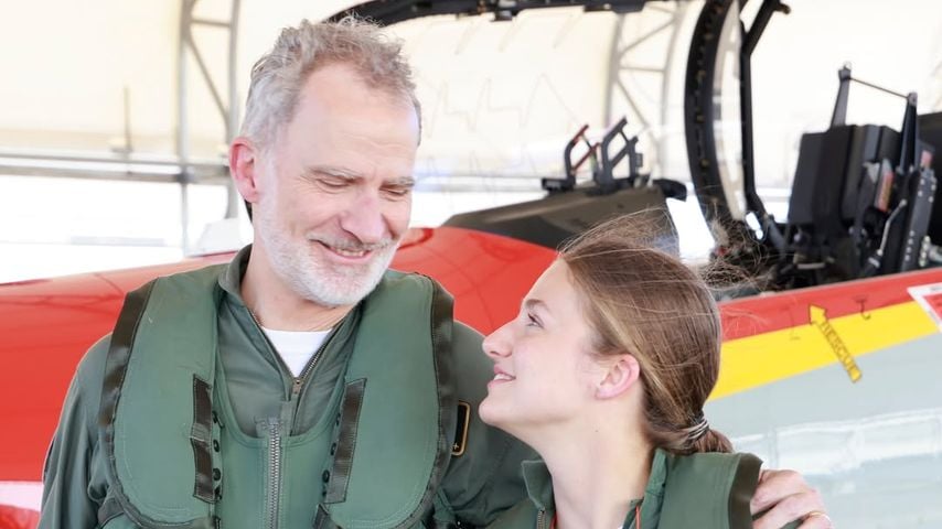 Prinzessin Leonor macht Papa Felipe zum stolzen Passagier