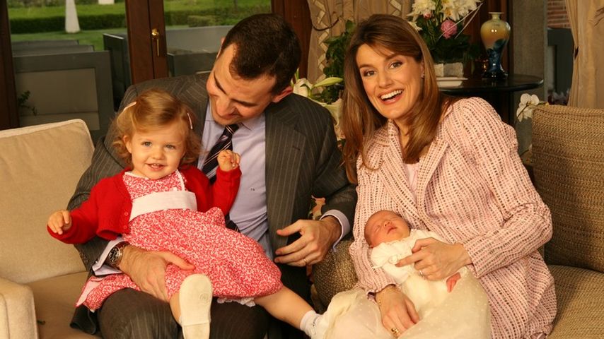 König Felipe von Spanien mit seiner Familie