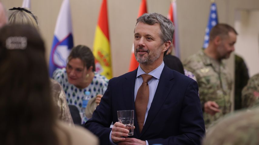 König Frederik bei seinem Besuch in Polen, Februar 2024
