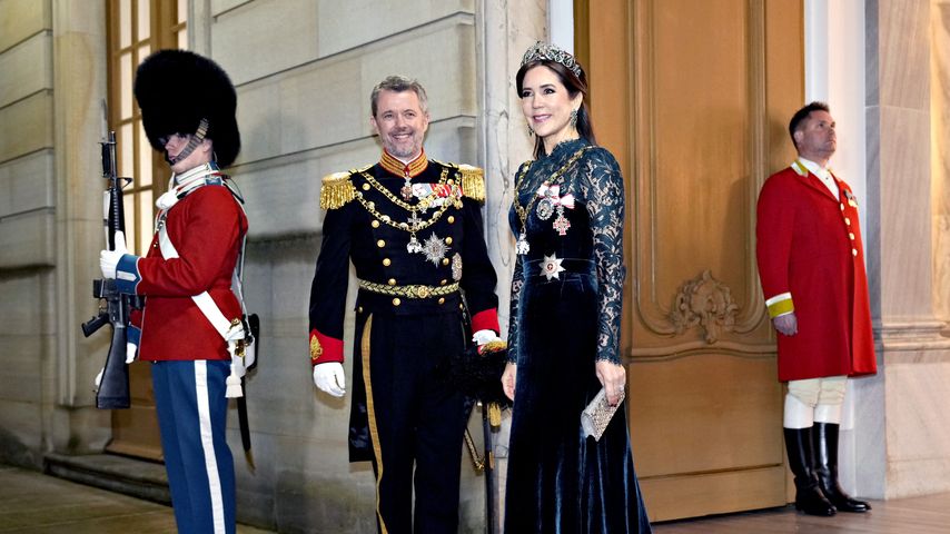 König Frederik X. und Königin Mary beim Neujahrsempfang, Januar 2025