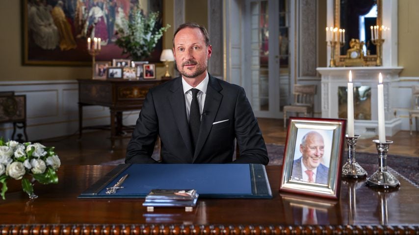 Emotionaler König Haakon dankt Vater Harald in erster Rede