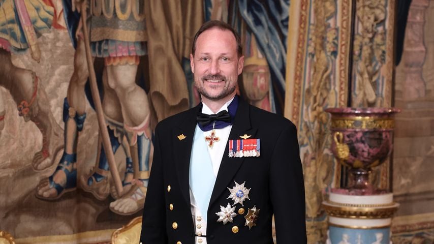 König Haakon von Norwegen beim Galadinner zu König Carl XVI. Gustafs 80. Geburtstag in Stockholm