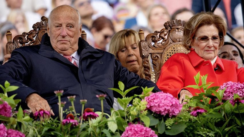König Harald und Königin Sonja von Norwegen, August 2025