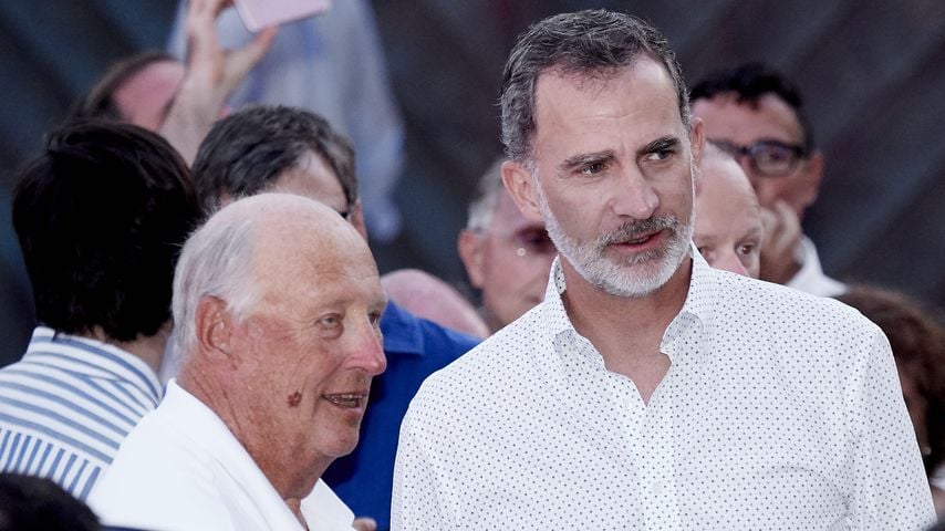 König Felipe und Letizia nehmen Abschied von König Harald