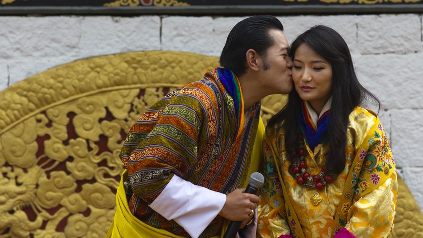 König Jigme Khesar Namgyel Wangchuck und Königin Jetsun Pema im Jahr 2011