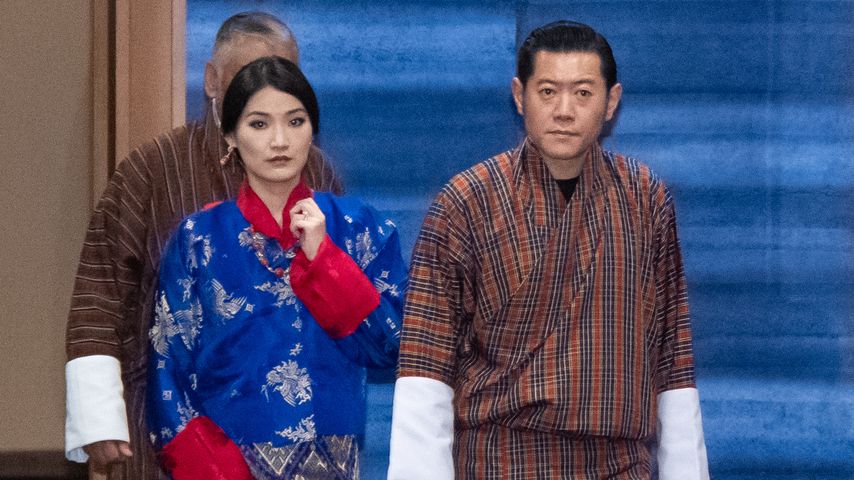 König Jigme Khesar Namgyel Wangchuck und Königin Jetsun