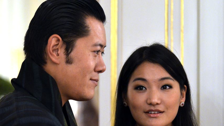König Jigme Khesar Namgyel Wangchuck und Königin Jetsun