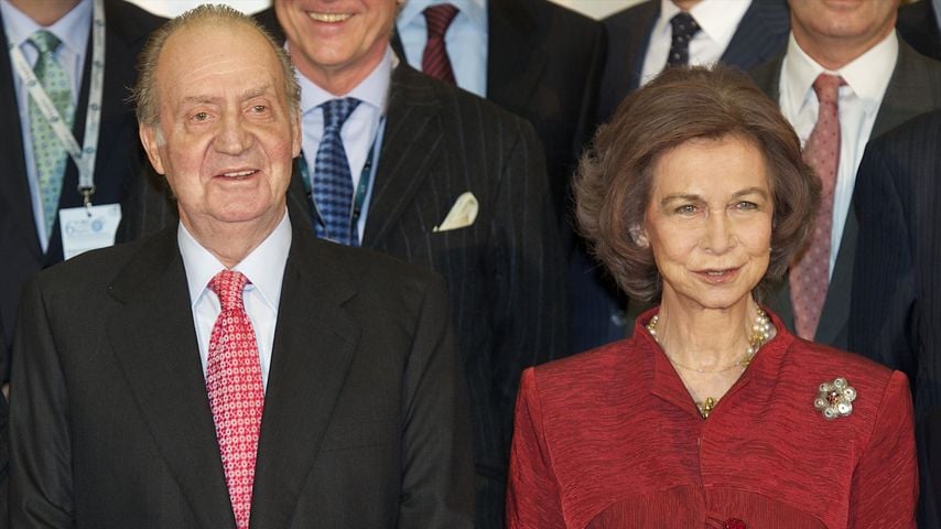 König Juan Carlos und Königin Sofia. ehemaliges Königspaar von Spanien