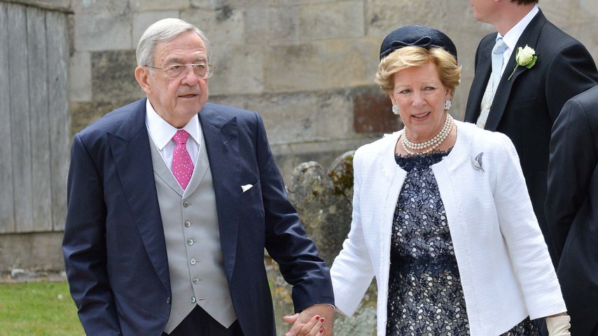 König Konstantin und seine Ehefrau im Juni 2016