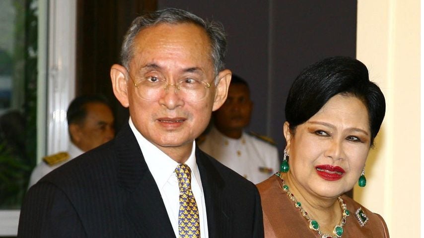 König Rama IX. und Königin Sirikit, 2006