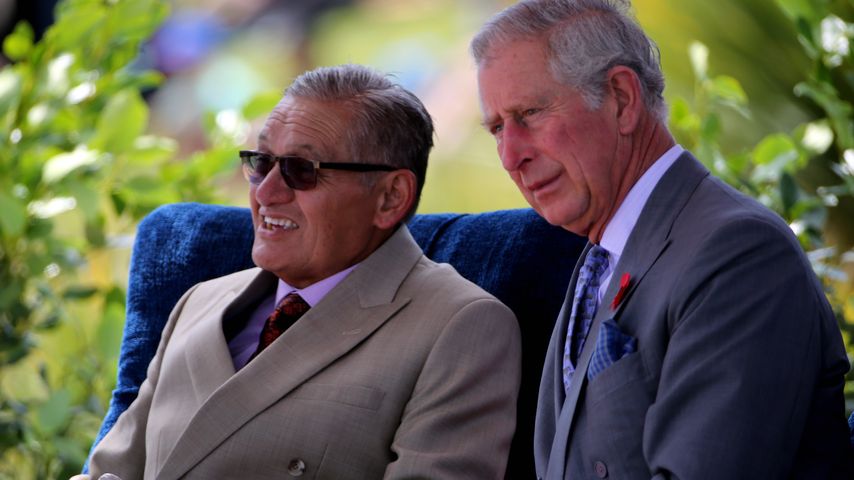 König Tuheitia Pootatau Te Wherowhero und König Charles, 2015