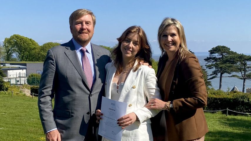 König Willem-Alexander, Prinzessin Alexia und Königin Máxima im Mai 2023