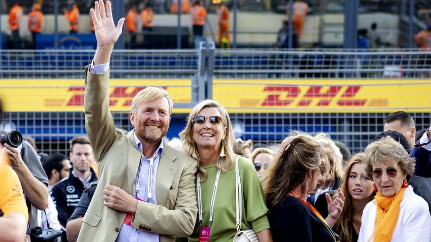 So strahlen die niederländischen Royals bei Formel-1-Rennen