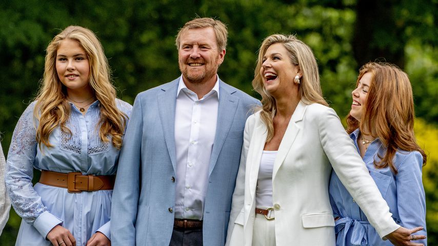 König Willem-Alexander und Königin Máxima mit ihren Tochter
