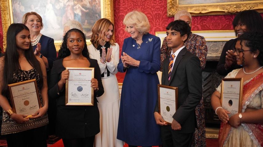 Geri Halliwell trifft Königin Camilla im St James's Palace