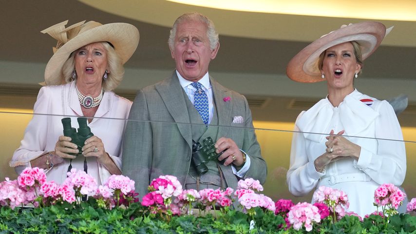 Königin Camilla, König Charles III. und Sophie Wessex