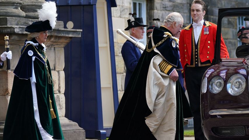 Königin Camilla und König Charles III. in Schottland