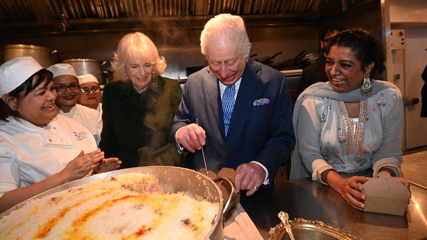 Königin Camilla und König Charles in einem Londoner Restaurant, Februar 2025