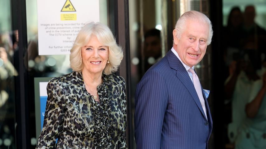 Königin Camilla und König Charles im April 2024