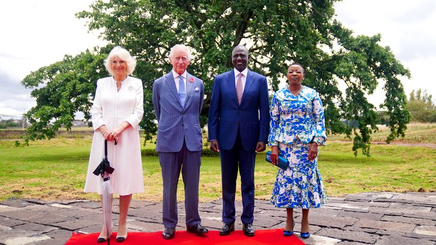 Königin Camilla und König Charles mit Präsident Dr. William Ruto und Rachel Ruto