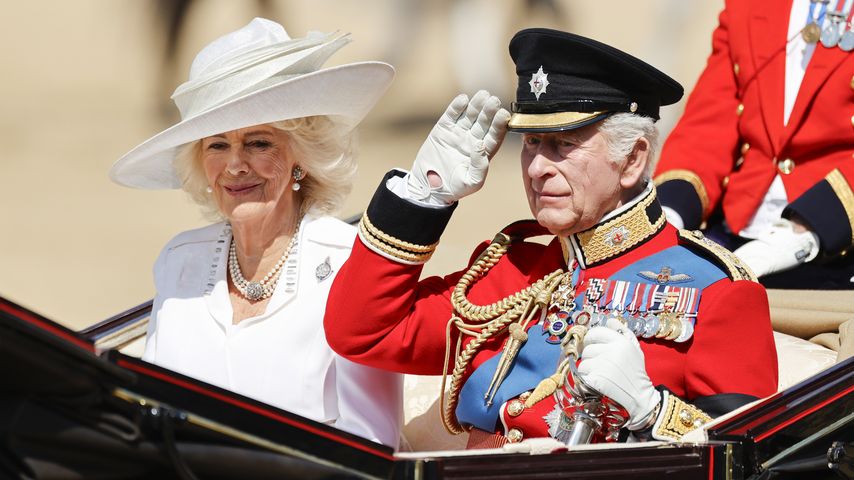 Königin Camilla und König Charles bei Trooping the Colour 2025