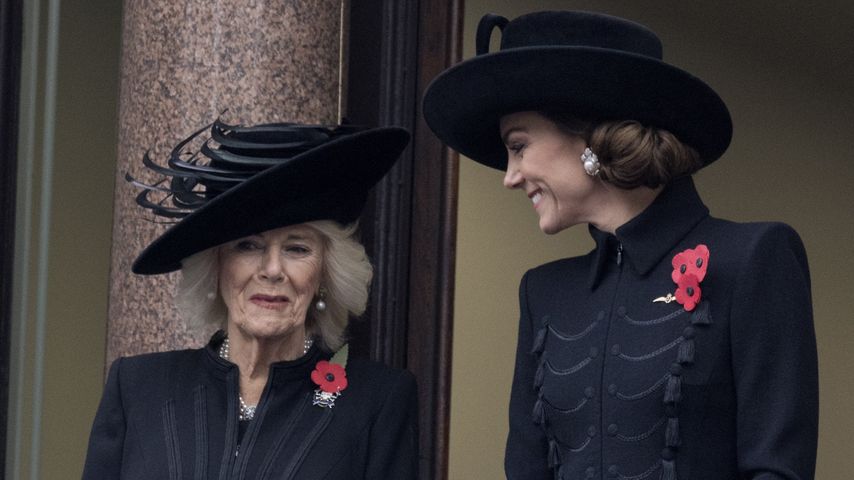Königin Camilla und Prinzessin Kate teilen herzlichen Moment