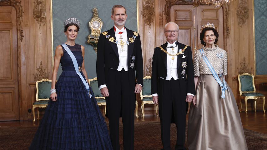 Königin Letizias Robe beim Staatsbankett war von H&M