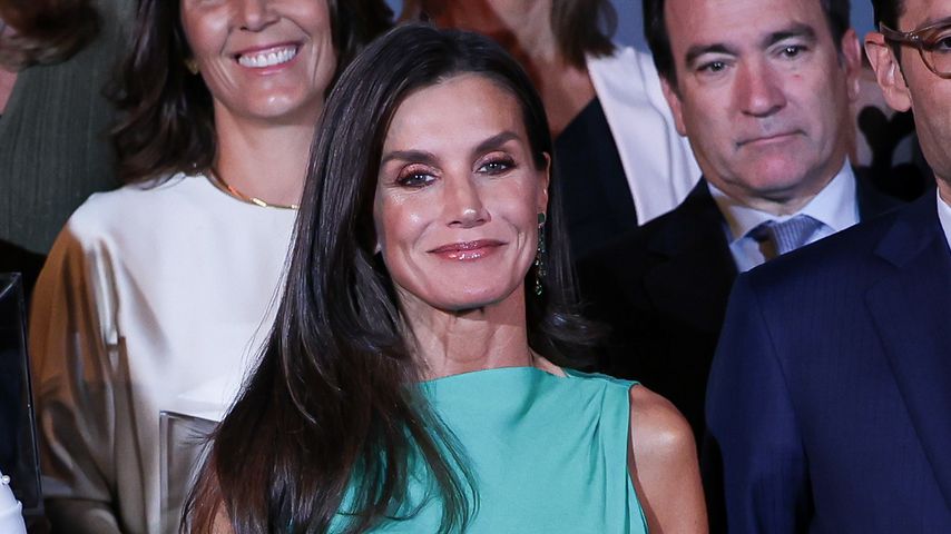 Trotz Affärengerücht: Königin Letizia zeigt sich gut gelaunt