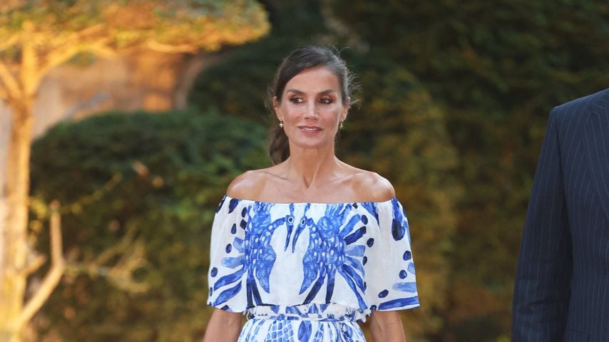 Königin Letizia bei einem Empfang im Marivent-Palast in Palma de Mallorca