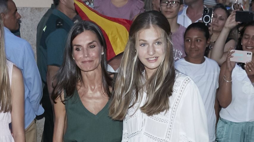 Königin Letizia von Spanien und Prinzessin Leonor auf Mallorca