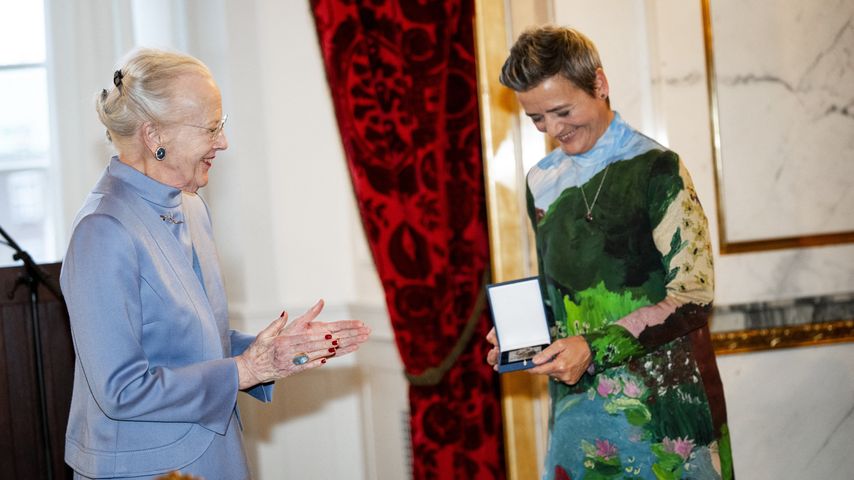 Königin Margrethe von Dänemark bei der Verleihung des Ebbe-Munck-Preis
