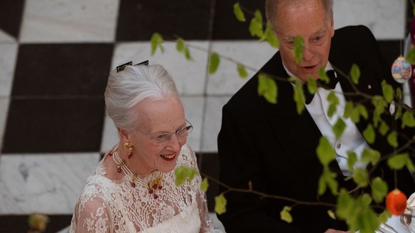 Königin Margrethe bei ihrer Geburtstagsfeier im April 2025