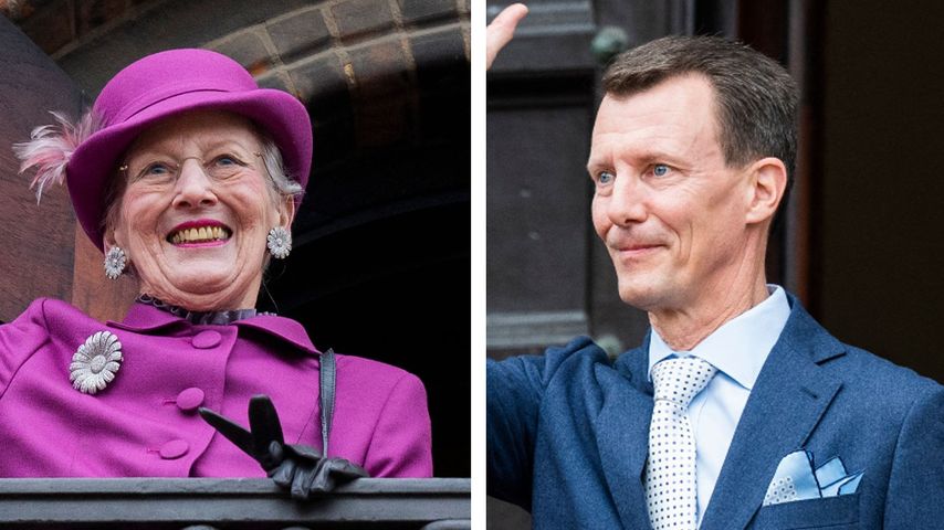 Gut gelaunt: Königin Margrethe und Joachim wieder vereint