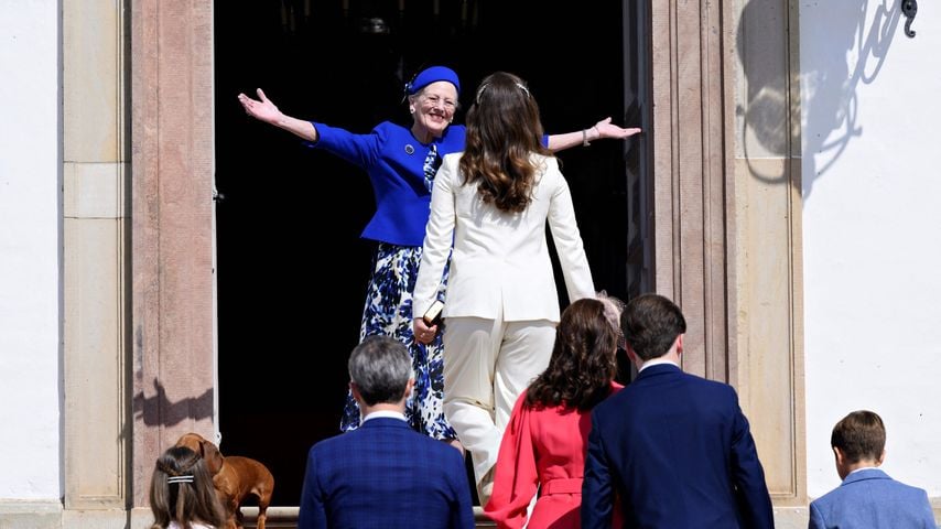 Königin Margrethe von Dänemark und Prinzessin Isabella im April 2022