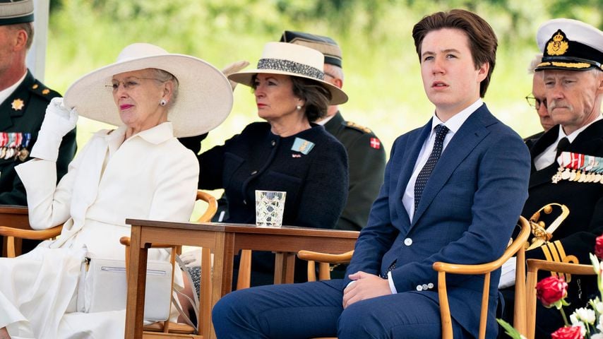 Margrethe von Dänemark und Prinz Christian im Juni 2021
