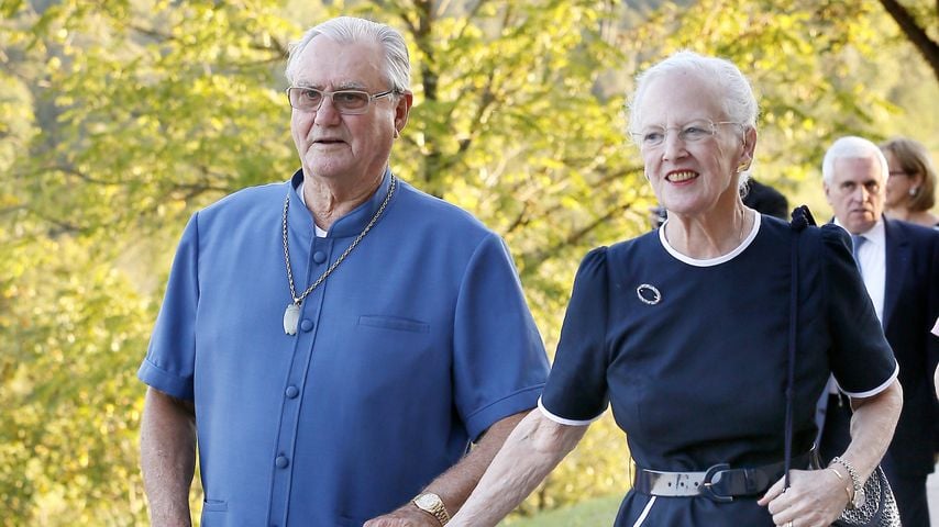Königin Margrethe und Prinz Henrik beim Besuch ihres Château de Cayx zur Eröffnung der Weinlese in Cahors, Oktober 2014