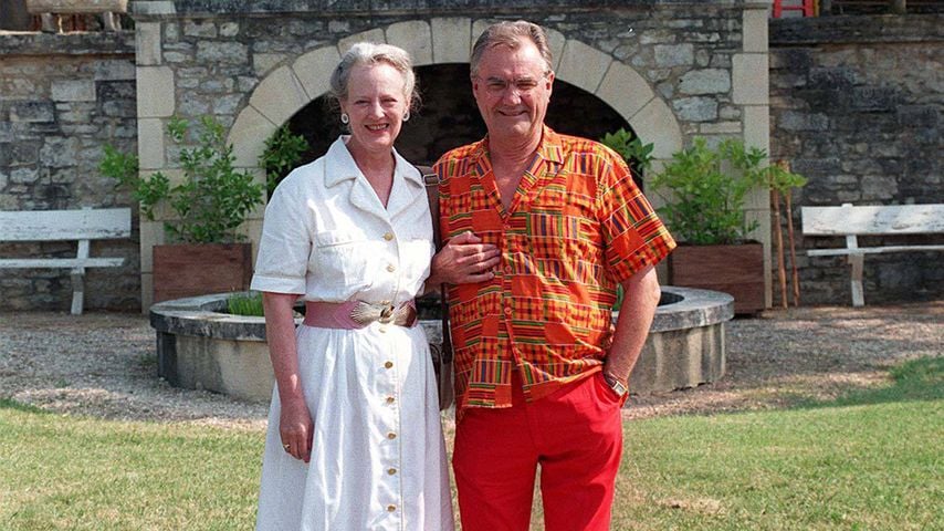 Königin Margrethe und Prinz Henrik genießen ihren Urlaub am Château de Cayx