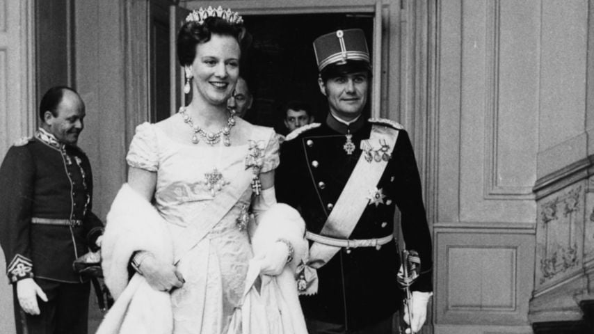 Königin Margrethe von Dänemark und Prinz Henrik 1973
