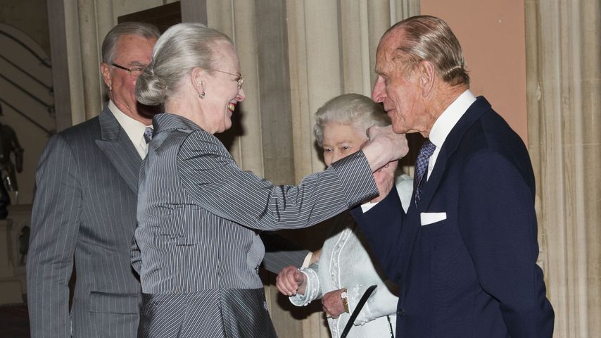 Königin Margrethe von Dänemark und Prinz Philip im Windsor Castle, 2012
