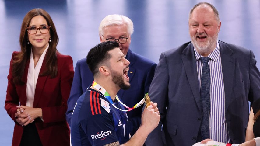 Königin Mary beim Handball-Finale 2024