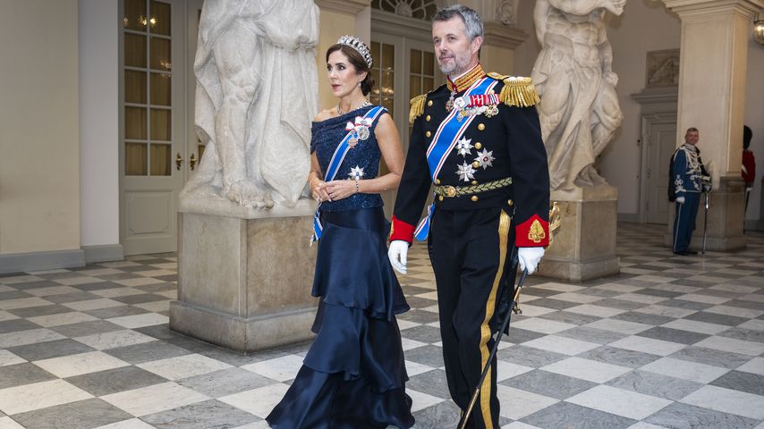 Königin Mary und König Frederik X. von Dänemark auf Schloss Christiansborg, 2024