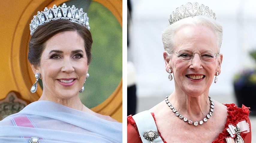 Eine große Ehre: Königin Mary trägt Königin Margrethes Tiara