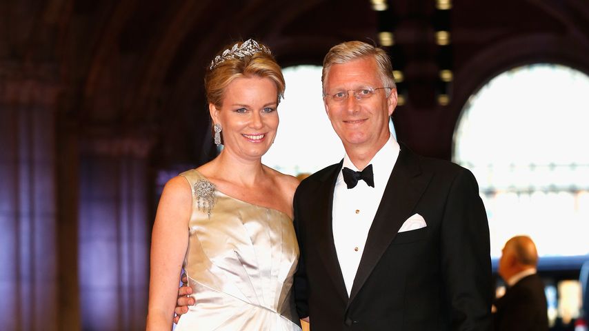 Königin Mathilde und König Philippe von Belgien, April 2013