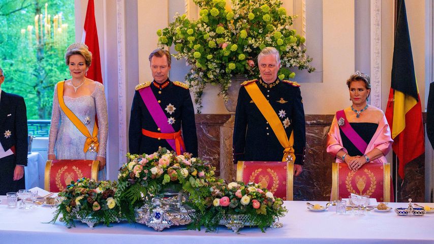 Königlicher Besuch: So prunkvoll fahren belgische Royals auf