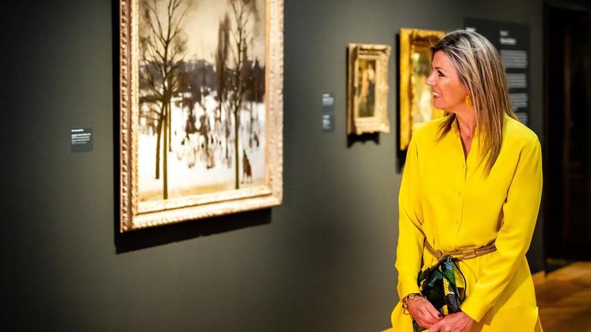 Königin Máxima im Haager Kunstmuseum in Den Haag, Juni 2020